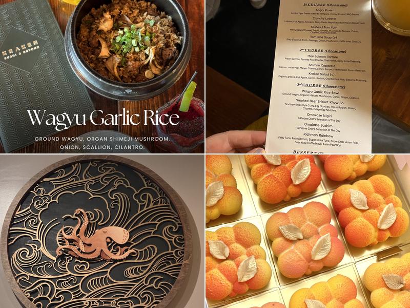 Kraken Sushi & Beyond Menu