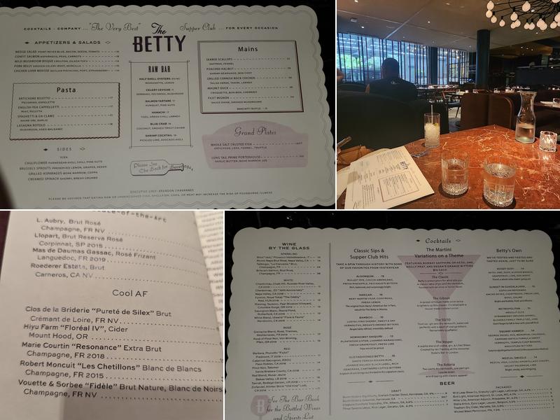 The Betty Menu