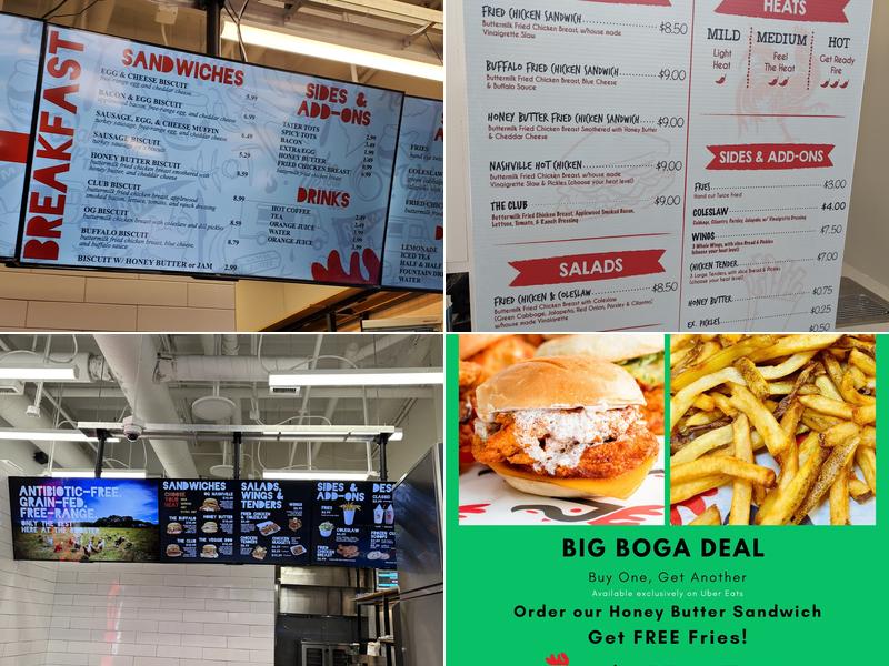 Roaming Rooster Menu