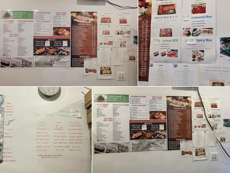 Sashimi Express II Menu