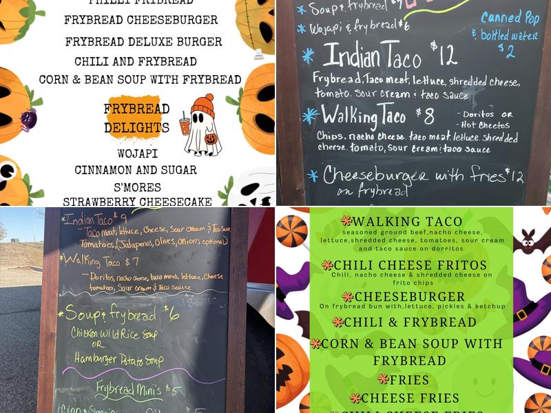 Frybread Mama's Menu