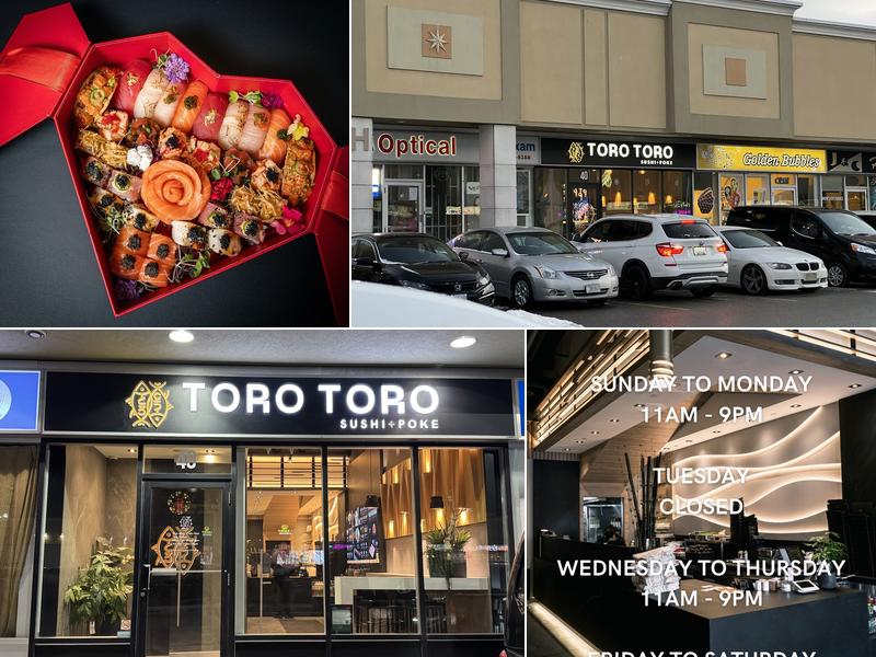 Toro Toro Sushi and Poke 3175 Rutherford Rd Unit 40, Concord