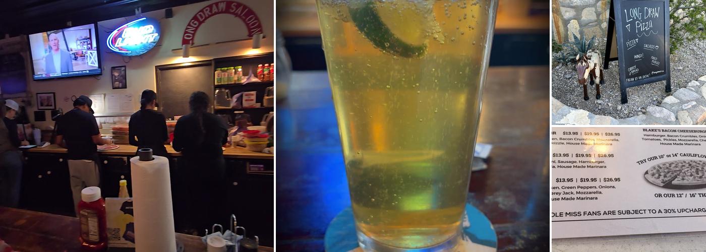 Long Draw Pizza Menu