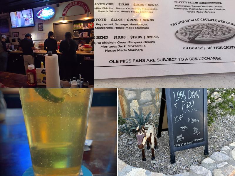Long Draw Pizza Menu