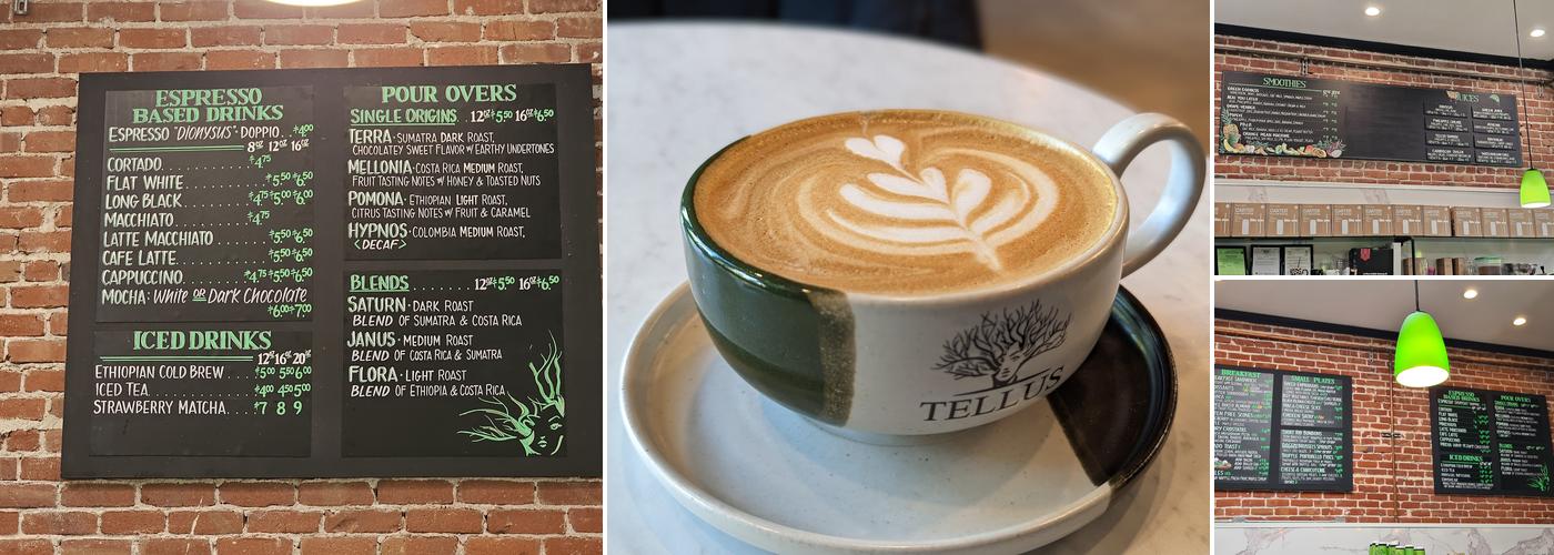 Tellus Coffee Menu