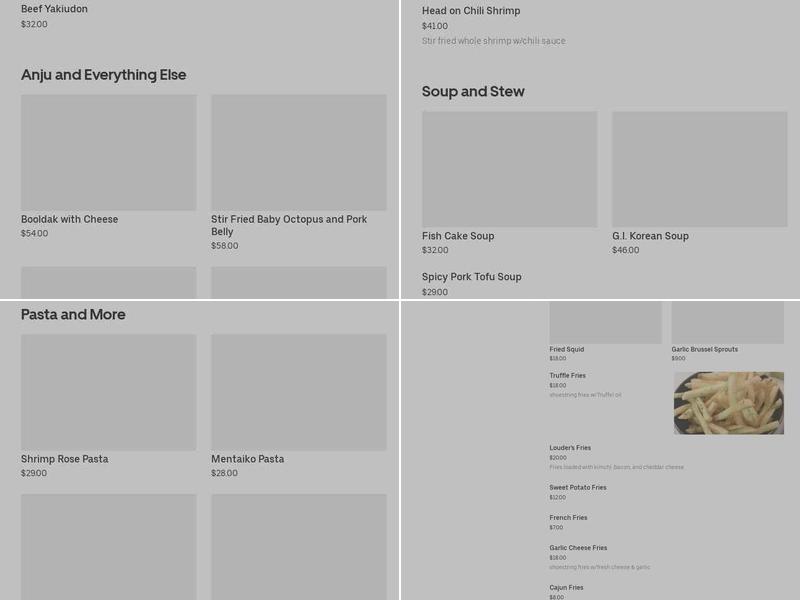 Cup Bap Express Menu