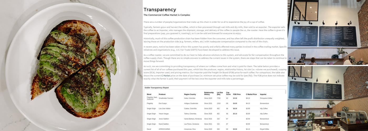 Stoble Menu