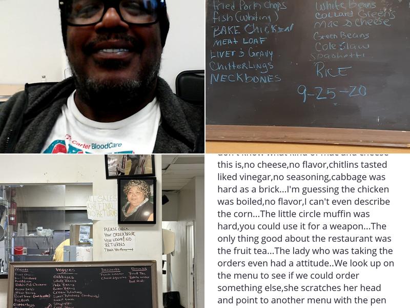 Big Mama's Soul Food Menu