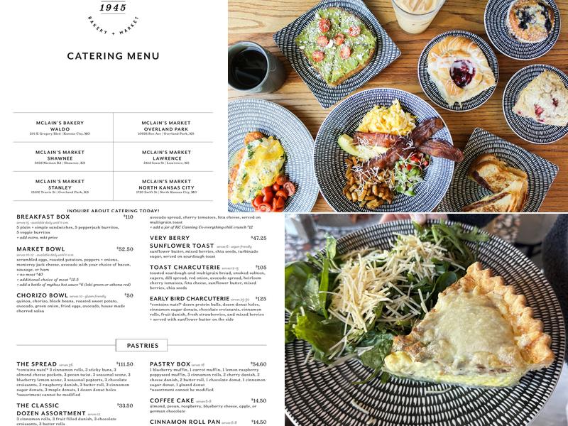 McLain's Market Lawrence Menu