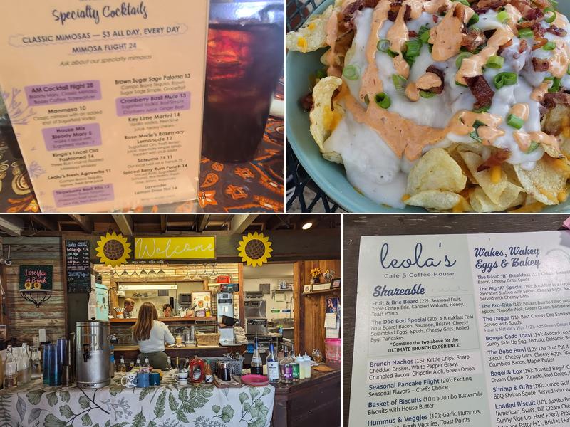 Leola’s Cafe and Coffee House Menu