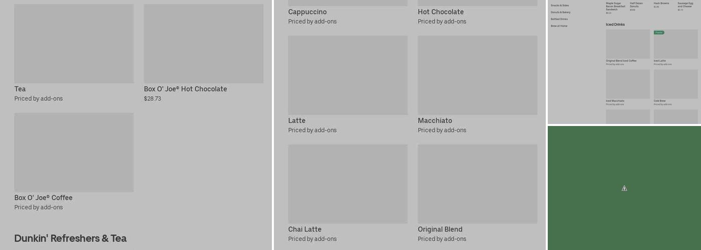 Dunkin' Menu