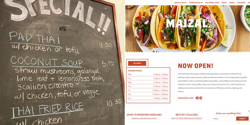 Iam Thai [a Chimm partner] @ Dairy Market Menu