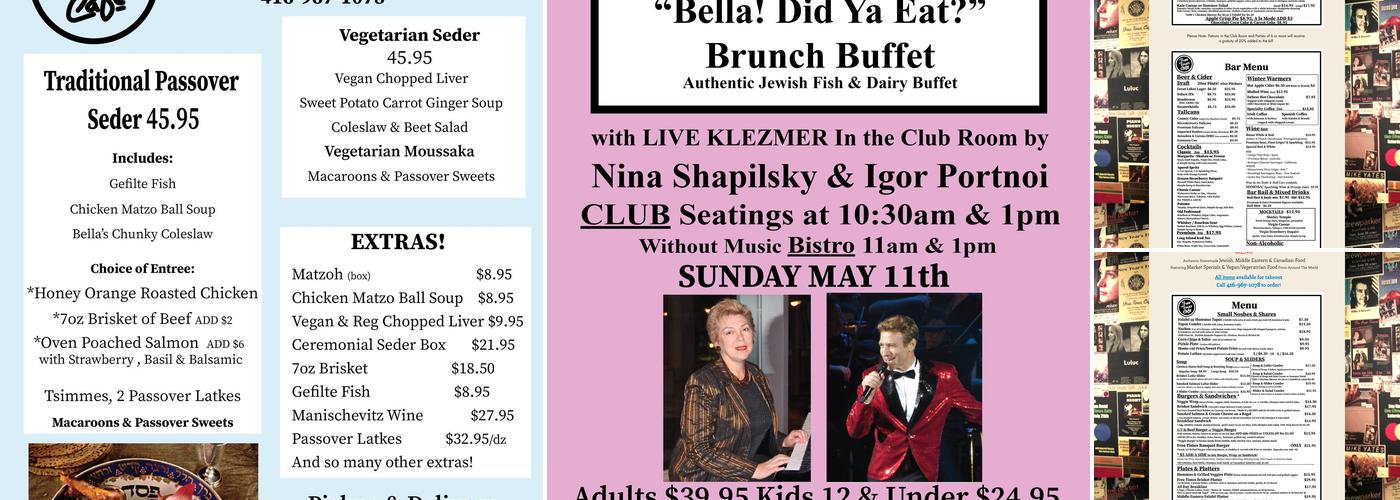 Free Times Cafe Menu