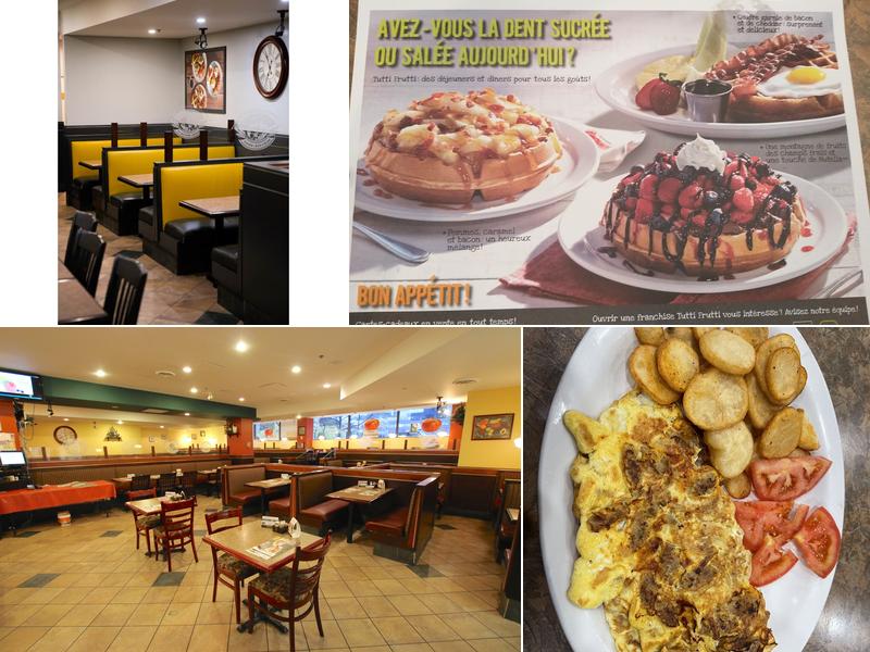 Tutti Frutti déjeuner et diner Menu