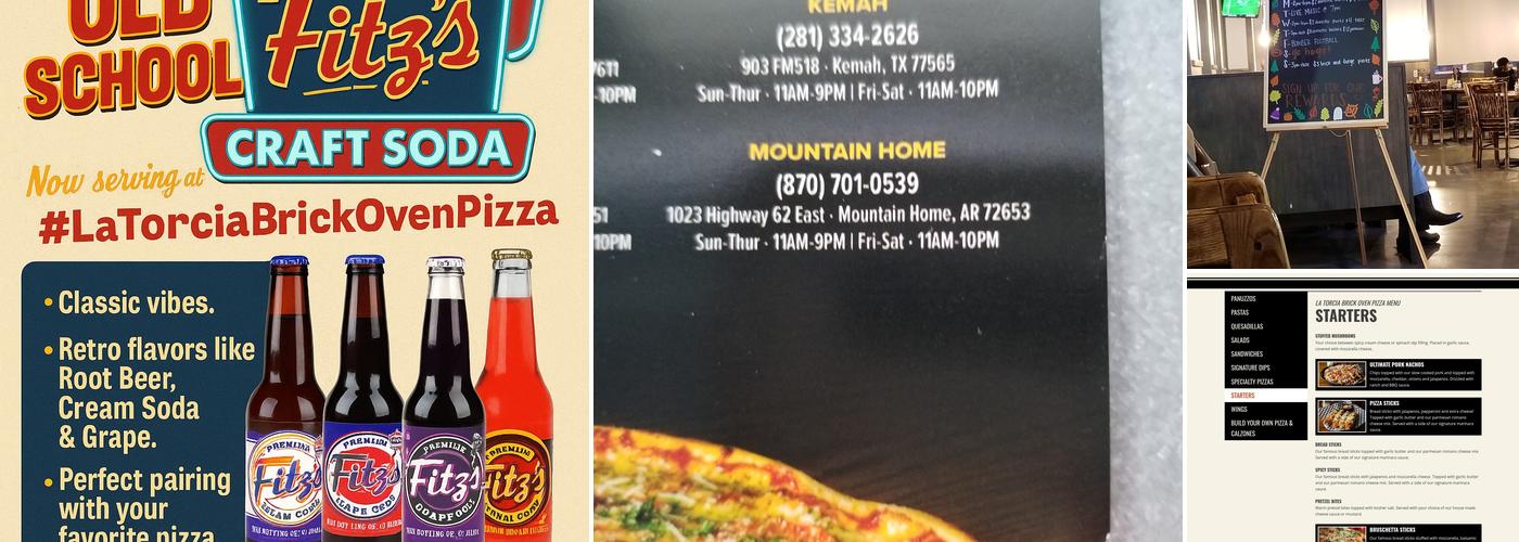 La Torcia Brick Oven Pizza - Mountain Home Menu