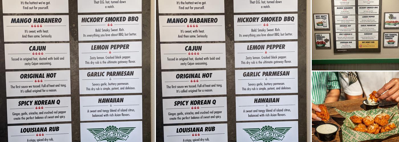 Wingstop Menu