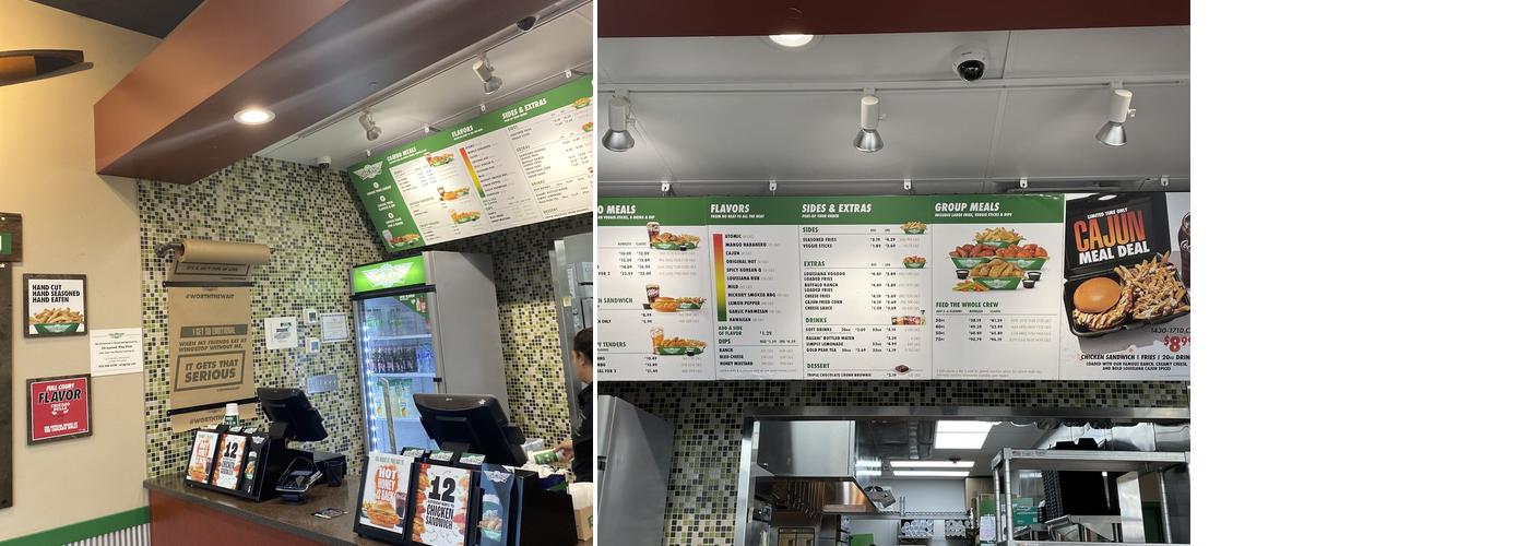 Wingstop Menu