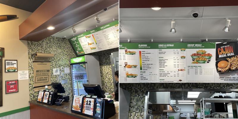 Wingstop Menu
