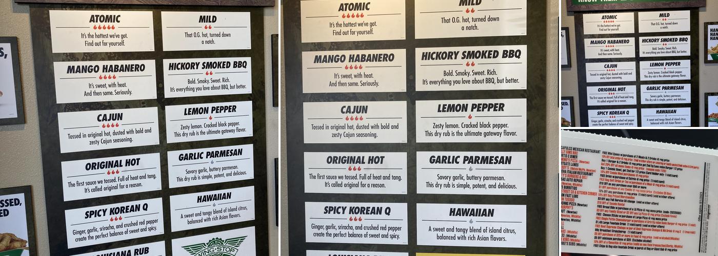 Wingstop Menu