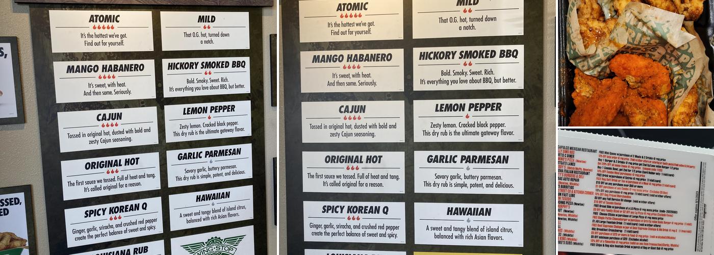 Wingstop Menu