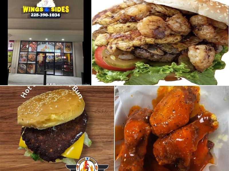 Wings N Sides 610 S Burnside Ave, Gonzales