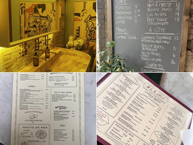 Milou Menu