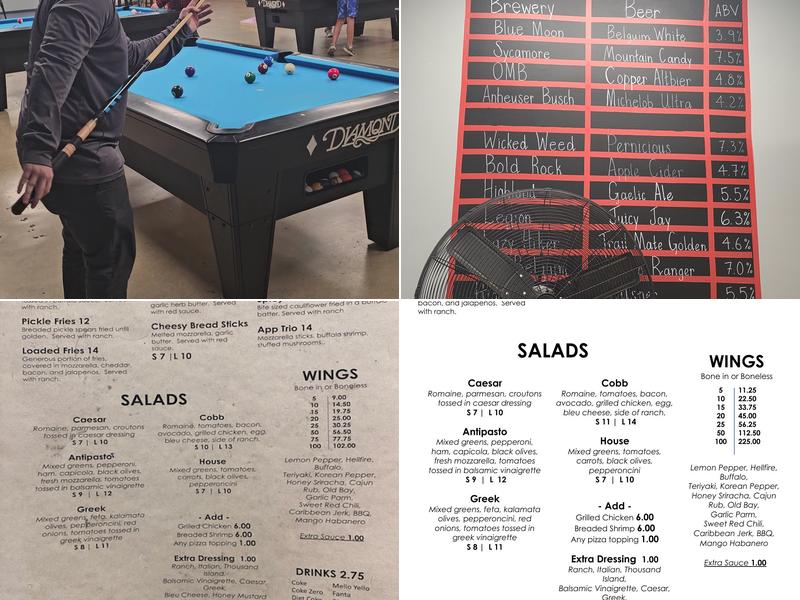 Fly Boy Pizza Menu