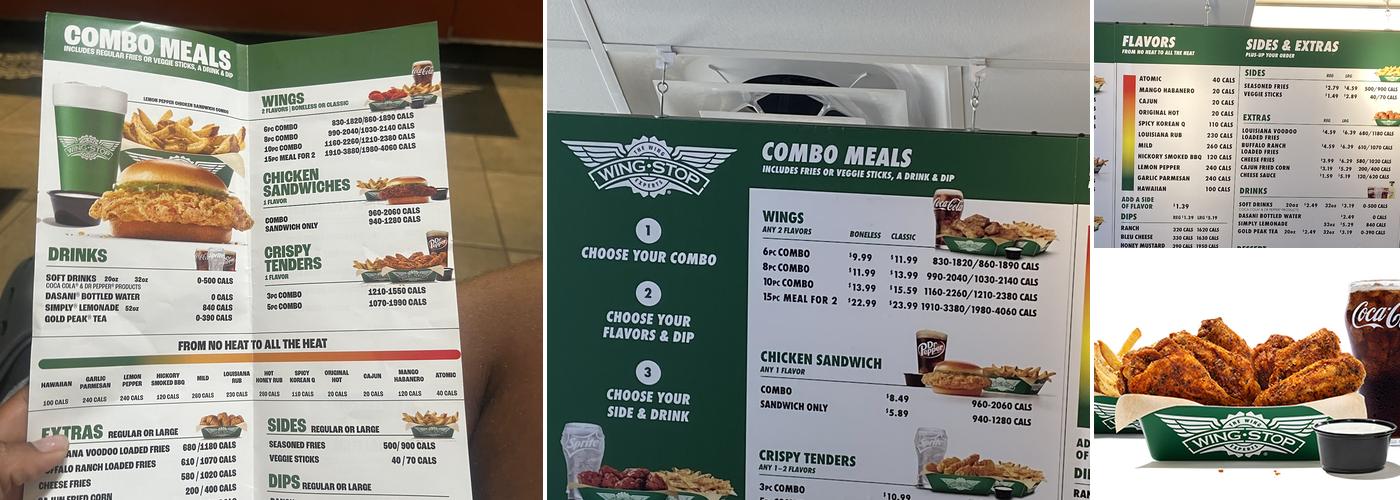 Wingstop Menu