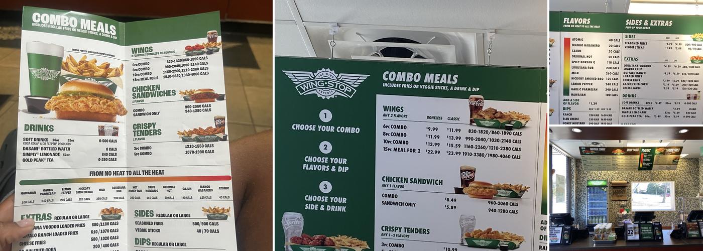 Wingstop Menu
