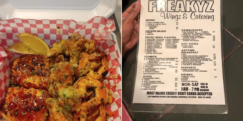 Kings & Wings Menu