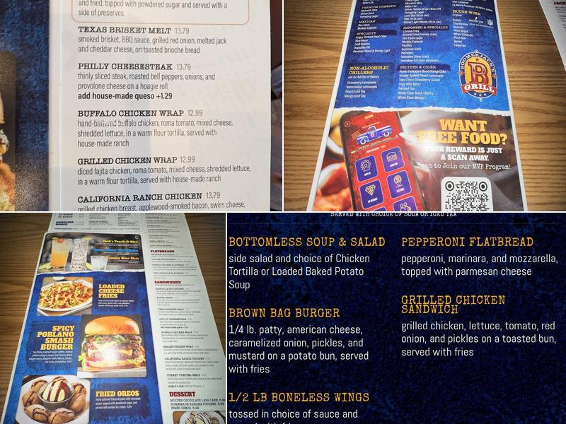 BoomerJack's Grill Menu