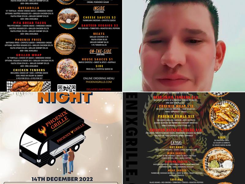 Phoenix Grille Menu