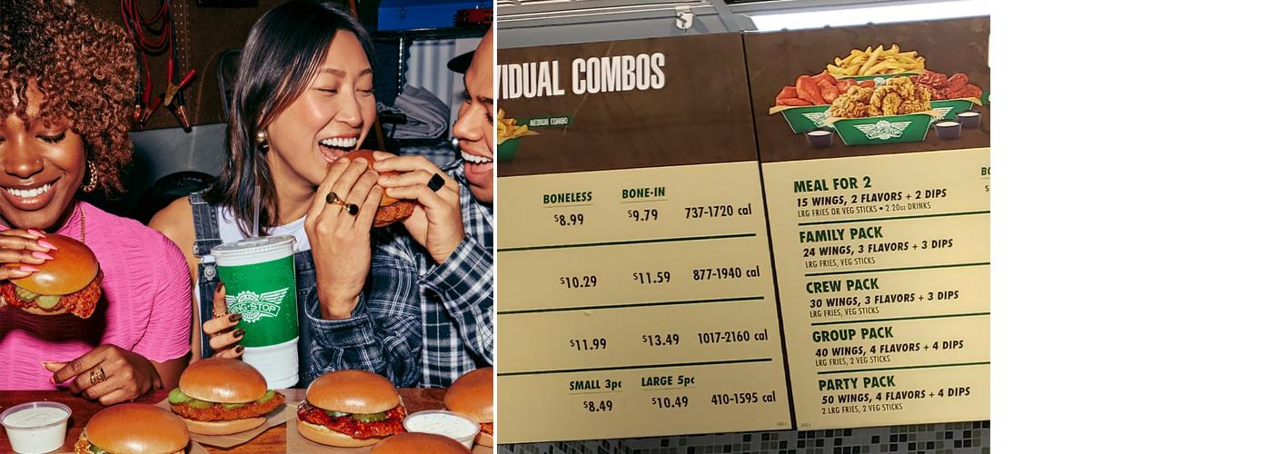 Wingstop Menu