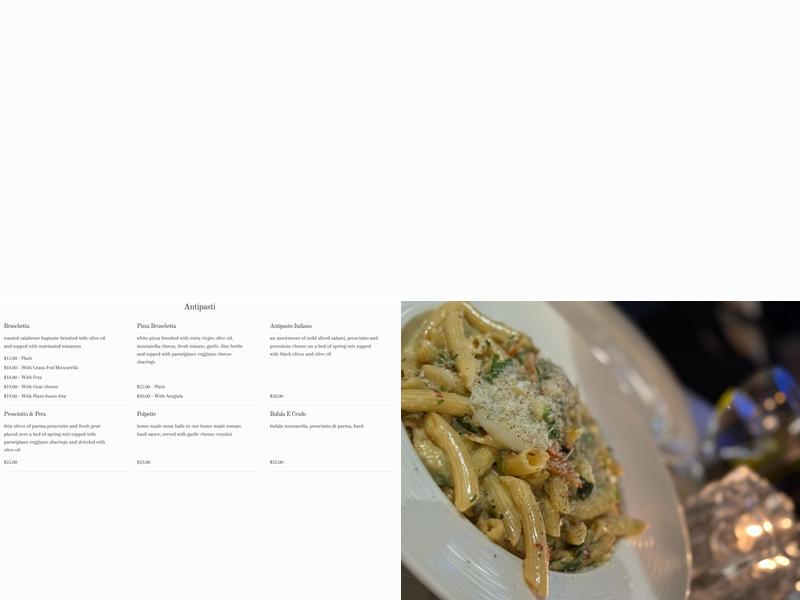 VAGABONDO RESTOBAR Menu