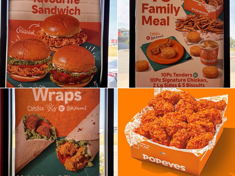 Popeyes Louisiana Kitchen Menu