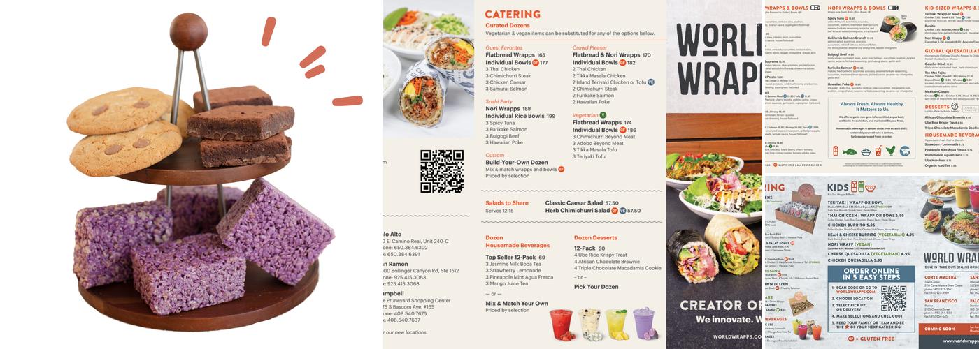World Wrapps Menu