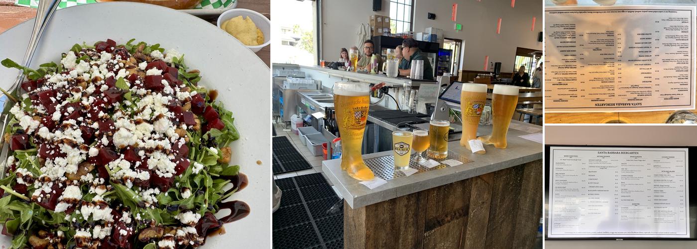SB Biergarten Menu