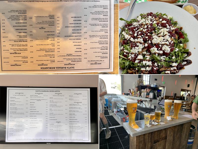 SB Biergarten Menu