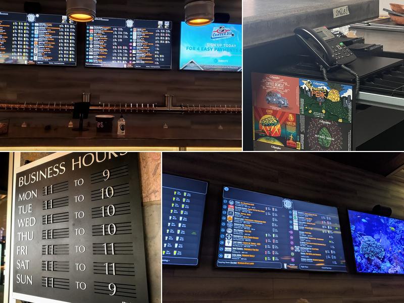 Main Street Pour House - Vista Menu