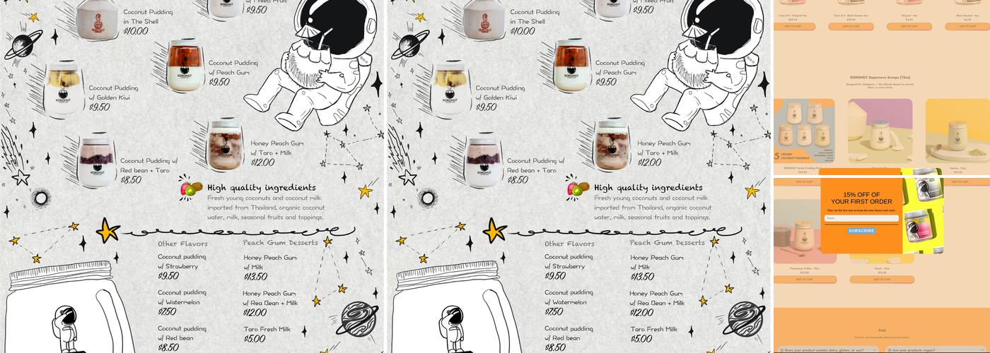 KOKONUT (Duke Bakery) Menu