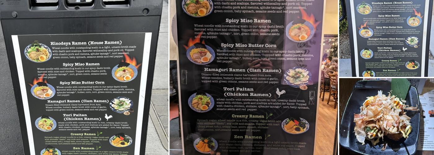 Hinodeya Campbell Town Menu