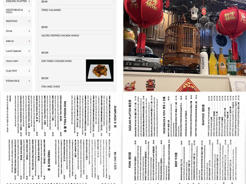 Little Wok Cafe Menu