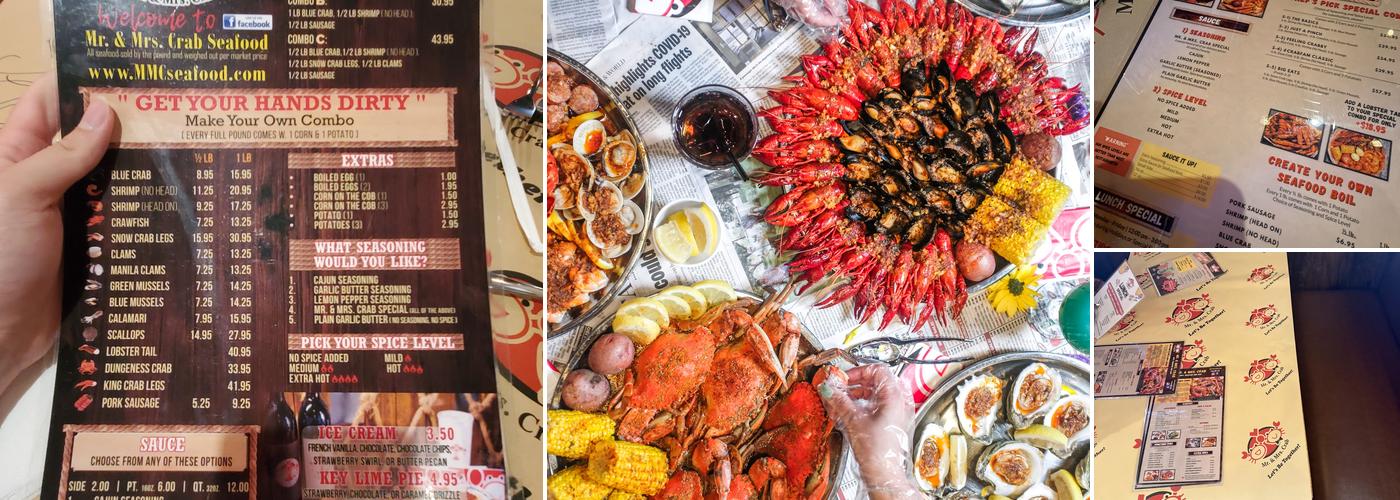 Mr. & Mrs. Crab - Dale Mabry Menu