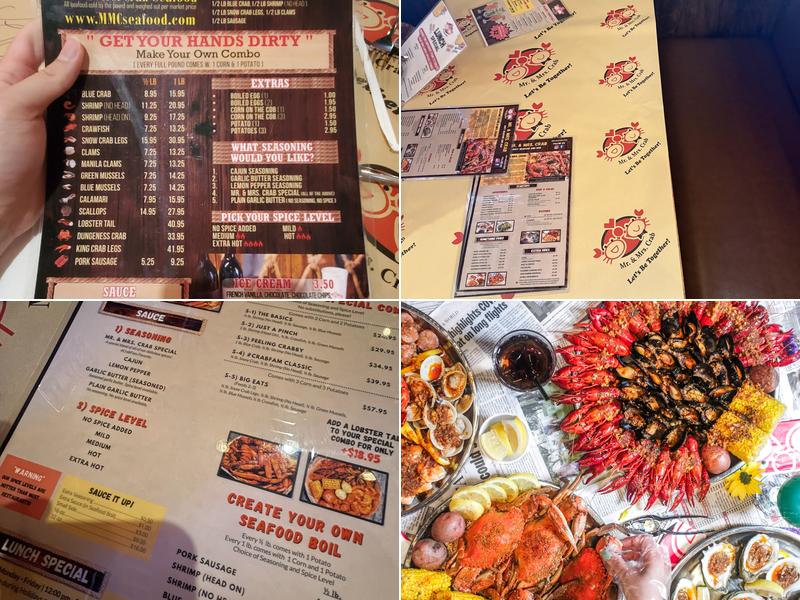 Mr. & Mrs. Crab - Dale Mabry Menu