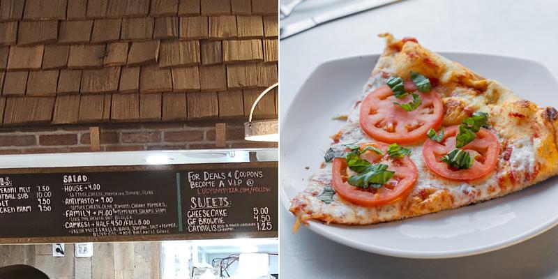 Lucy's New York Style Pizza Menu