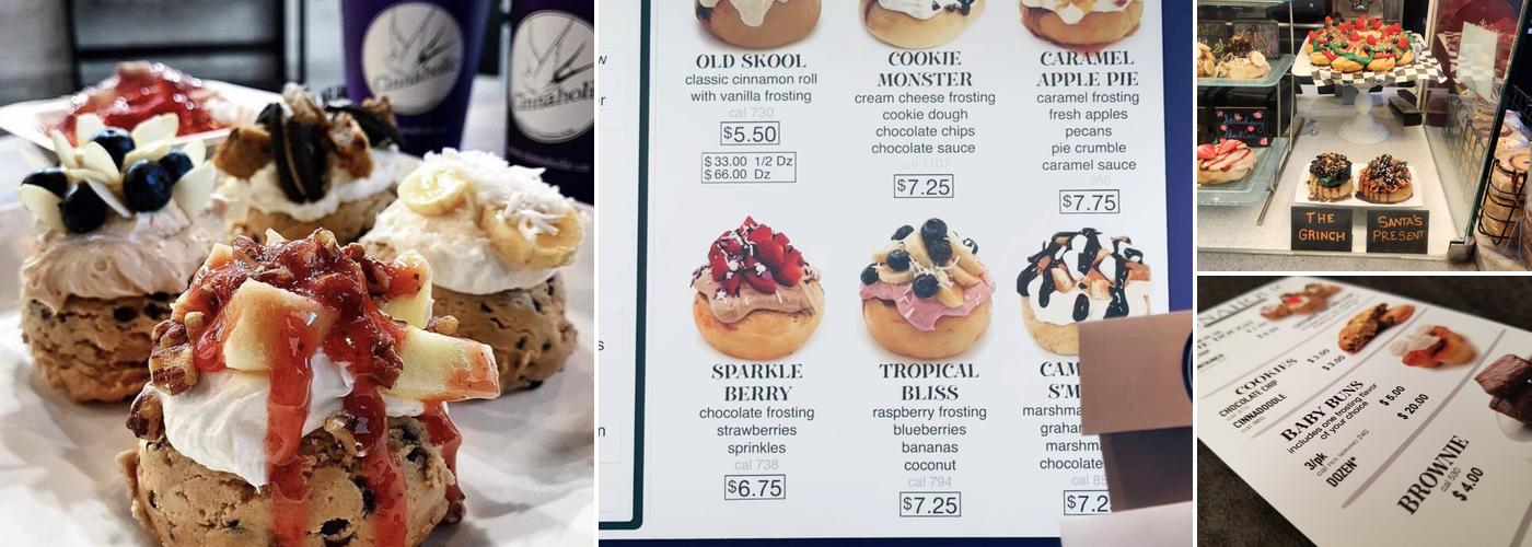 Cinnaholic Menu