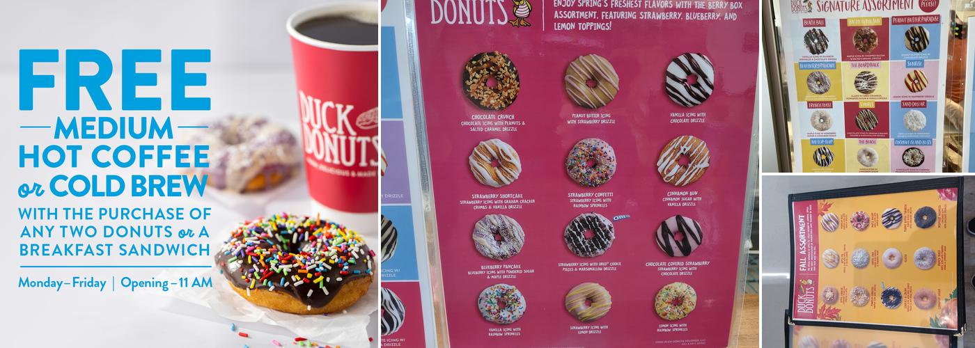 Duck Donuts Menu