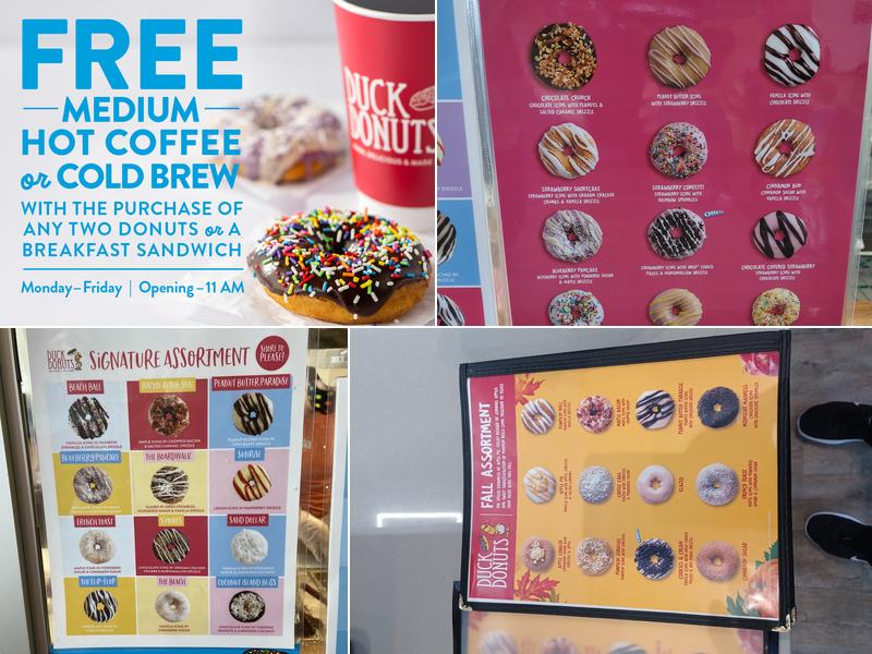 Duck Donuts Menu