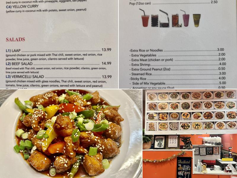 Suphan Thai Kitchen Menu