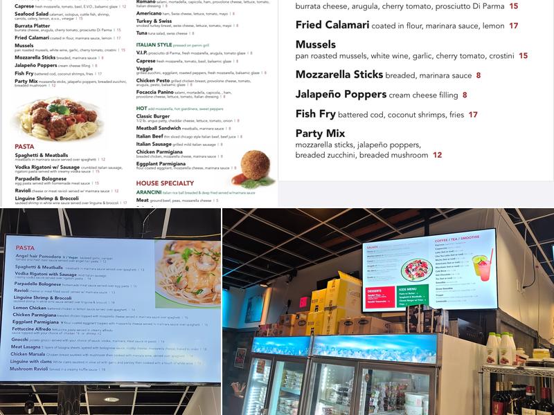 Romano Mercato Italiano Menu